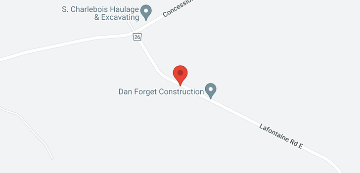 map of 489 LAFONTAINE Road E